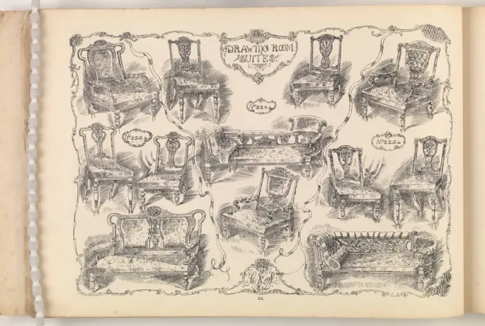 Framed Print : Page from Furniture by C&S. Ltd Framed Print : Page from Furniture by C&S. Ltd