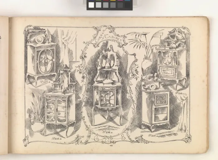 Framed Print : Page from Furniture by C&S. Ltd Framed Print : Page from Furniture by C&S. Ltd
