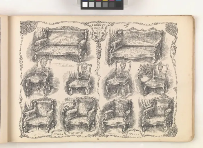 Framed Print : Page from Furniture by C&S. Ltd Framed Print : Page from Furniture by C&S. Ltd
