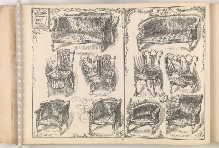 Framed Print : Page from Furniture by C&S. Ltd Framed Print : Page from Furniture by C&S. Ltd