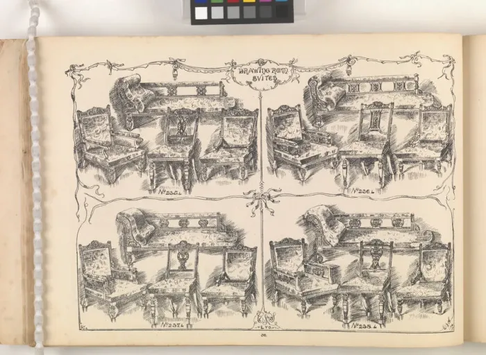 Framed Print : Page from Furniture by C&S. Ltd Framed Print : Page from Furniture by C&S. Ltd