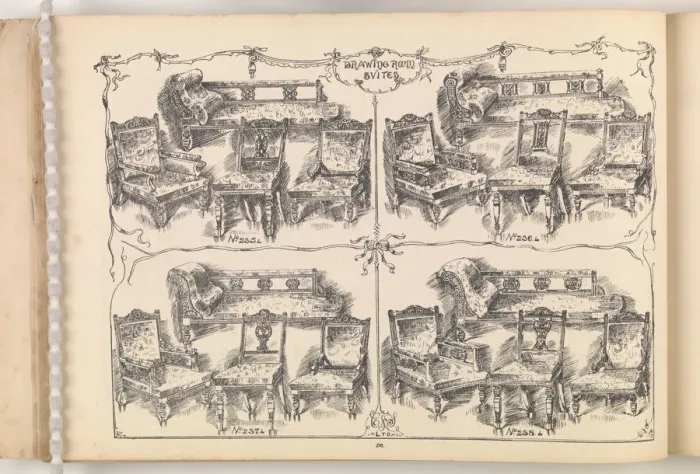 Framed Print : Page from Furniture by C&S. Ltd Framed Print : Page from Furniture by C&S. Ltd