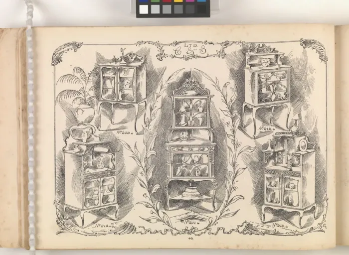 Framed Print : Page from Furniture by C&S. Ltd Framed Print : Page from Furniture by C&S. Ltd