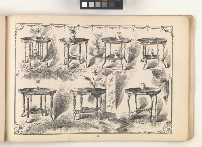 Framed Print : Page from Furniture by C&S. Ltd Framed Print : Page from Furniture by C&S. Ltd