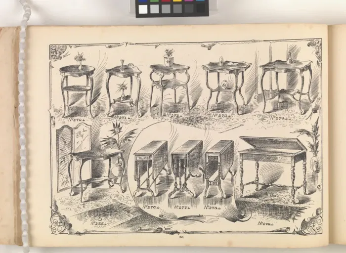 Framed Print : Page from Furniture by C&S. Ltd Framed Print : Page from Furniture by C&S. Ltd