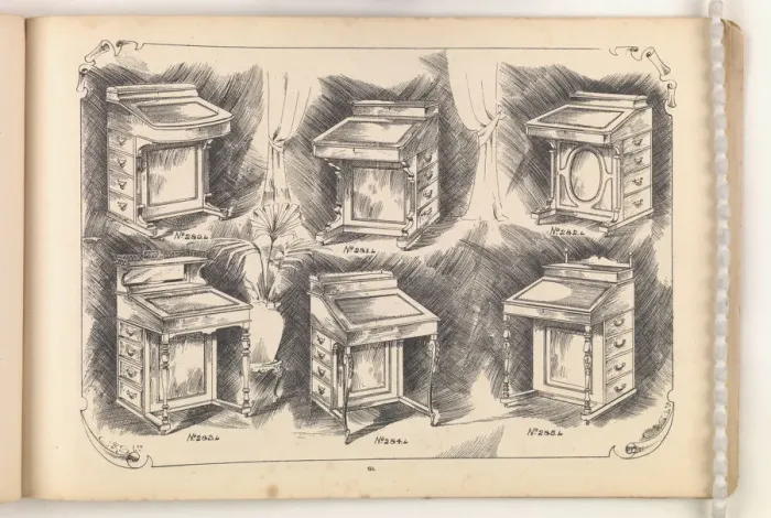Framed Print : Page from Furniture by C&S. Ltd Framed Print : Page from Furniture by C&S. Ltd
