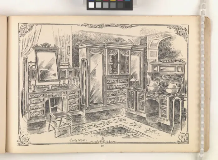 Framed Print : Page from Furniture by C&S. Ltd Framed Print : Page from Furniture by C&S. Ltd