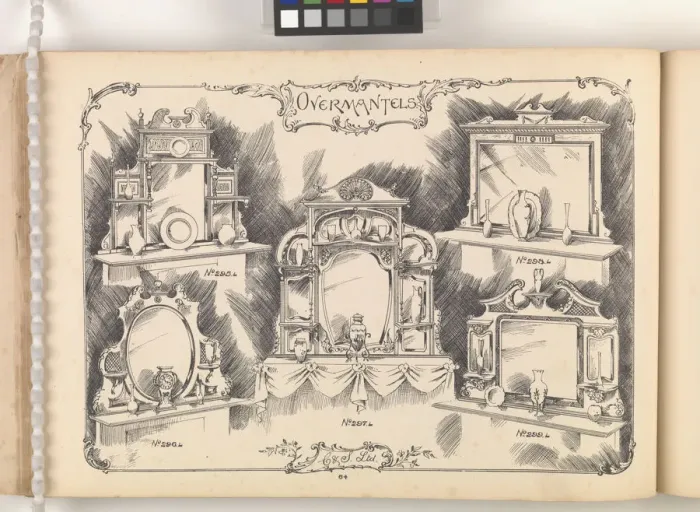 Framed Print : Page from Furniture by C&S. Ltd Framed Print : Page from Furniture by C&S. Ltd