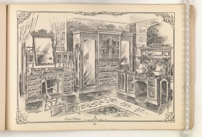 Framed Print : Page from Furniture by C&S. Ltd Framed Print : Page from Furniture by C&S. Ltd