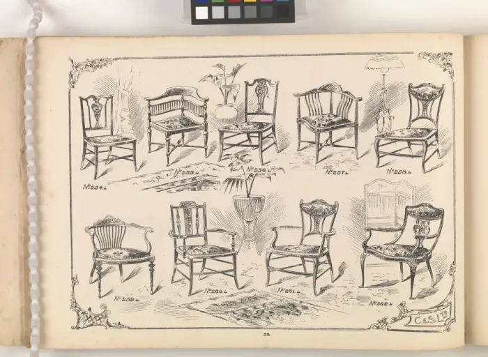 Framed Print : Page from Furniture by C&S. Ltd Framed Print : Page from Furniture by C&S. Ltd