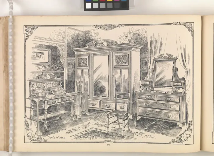 Framed Print : Page from Furniture by C&S. Ltd Framed Print : Page from Furniture by C&S. Ltd
