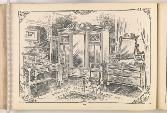 Framed Print : Page from Furniture by C&S. Ltd Framed Print : Page from Furniture by C&S. Ltd