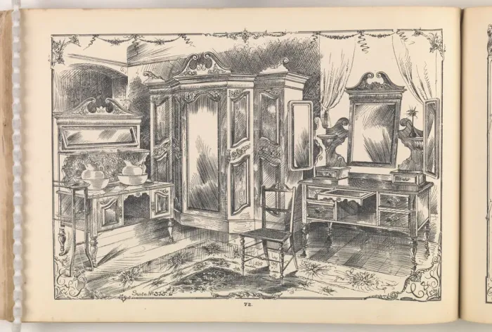 Framed Print : Page from Furniture by C&S. Ltd Framed Print : Page from Furniture by C&S. Ltd