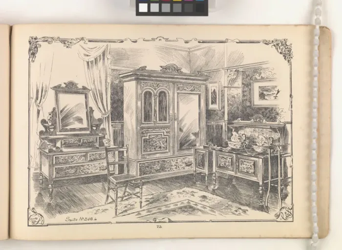 Framed Print : Page from Furniture by C&S. Ltd Framed Print : Page from Furniture by C&S. Ltd