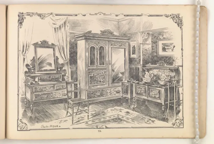 Framed Print : Page from Furniture by C&S. Ltd Framed Print : Page from Furniture by C&S. Ltd