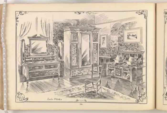 Framed Print : Page from Furniture by C&S. Ltd Framed Print : Page from Furniture by C&S. Ltd