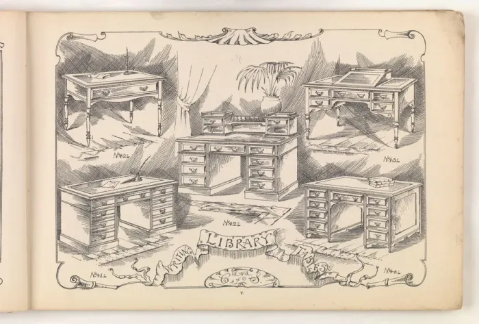 Framed Print : Page from Furniture by C&S. Ltd Framed Print : Page from Furniture by C&S. Ltd
