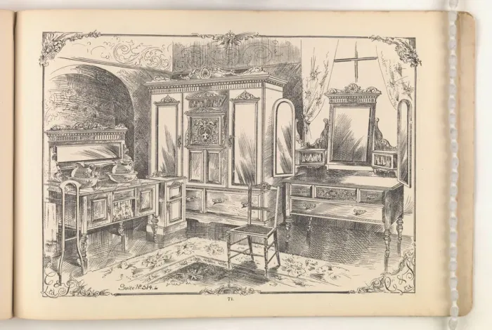 Framed Print : Page from Furniture by C&S. Ltd Framed Print : Page from Furniture by C&S. Ltd