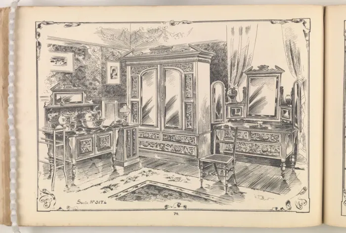 Framed Print : Page from Furniture by C&S. Ltd Framed Print : Page from Furniture by C&S. Ltd