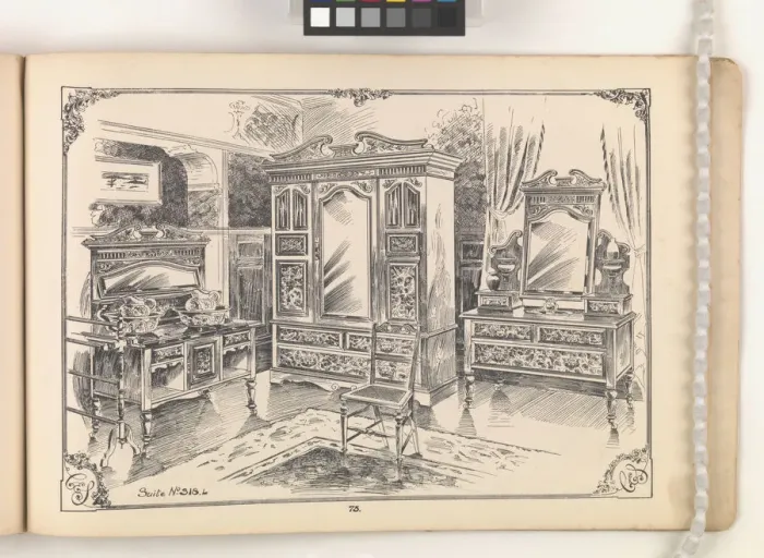 Framed Print : Page from Furniture by C&S. Ltd Framed Print : Page from Furniture by C&S. Ltd