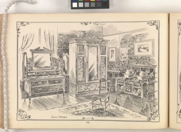 Framed Print : Page from Furniture by C&S. Ltd Framed Print : Page from Furniture by C&S. Ltd