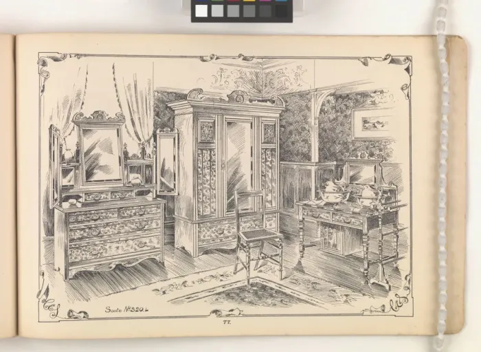 Framed Print : Page from Furniture by C&S. Ltd Framed Print : Page from Furniture by C&S. Ltd