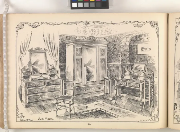 Framed Print : Page from Furniture by C&S. Ltd Framed Print : Page from Furniture by C&S. Ltd