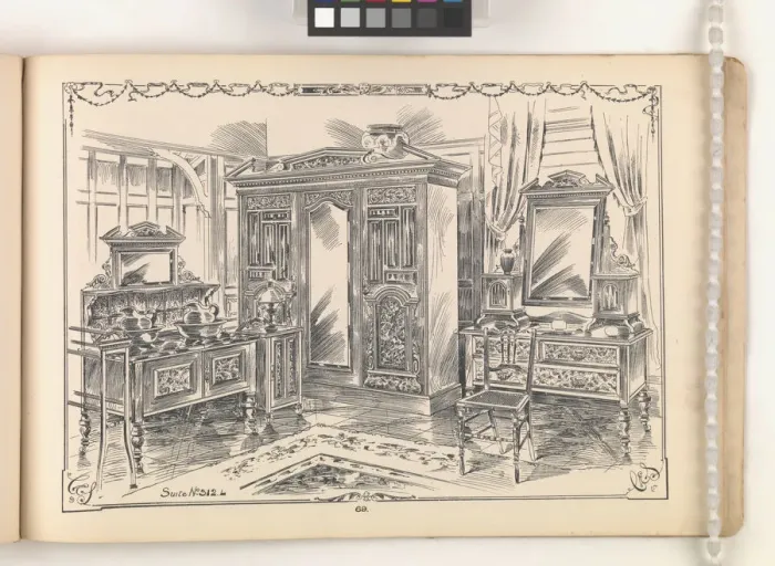 Framed Print : Page from Furniture by C&S. Ltd Framed Print : Page from Furniture by C&S. Ltd