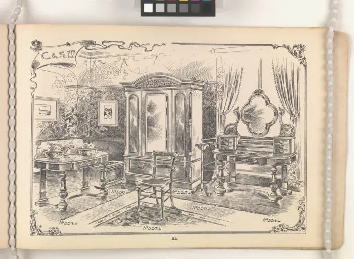 Framed Print : Page from Furniture by C&S. Ltd