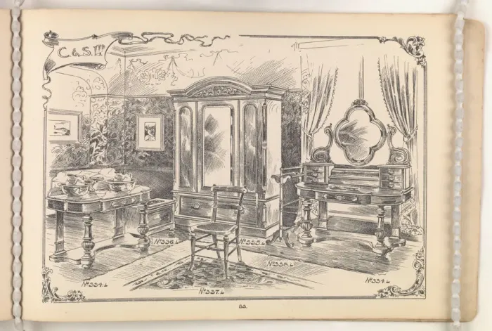Framed Print : Page from Furniture by C&S. Ltd Framed Print : Page from Furniture by C&S. Ltd