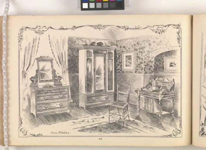 Framed Print : Page from Furniture by C&S. Ltd Framed Print : Page from Furniture by C&S. Ltd