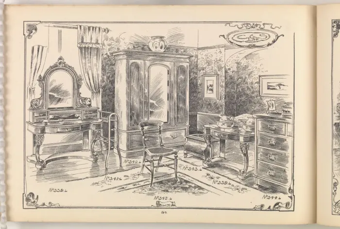 Framed Print : Page from Furniture by C&S. Ltd Framed Print : Page from Furniture by C&S. Ltd