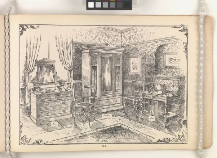 Framed Print : Page from Furniture by C&S. Ltd Framed Print : Page from Furniture by C&S. Ltd