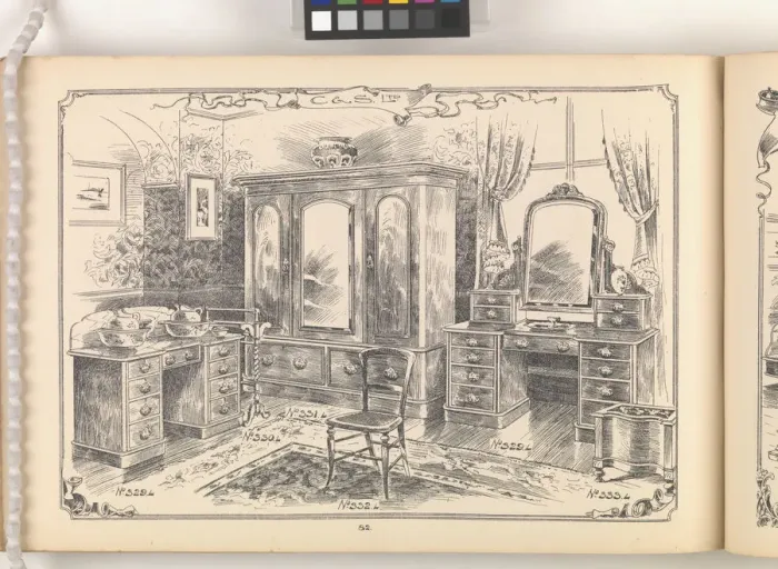 Framed Print : Page from Furniture by C&S. Ltd Framed Print : Page from Furniture by C&S. Ltd