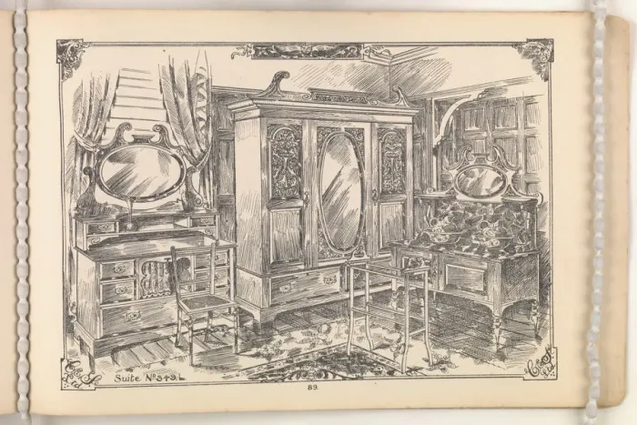 Framed Print : Page from Furniture by C&S. Ltd Framed Print : Page from Furniture by C&S. Ltd