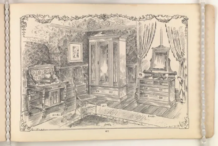 Framed Print : Page from Furniture by C&S. Ltd Framed Print : Page from Furniture by C&S. Ltd