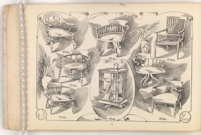 Framed Print : Page from Furniture by C&S. Ltd Framed Print : Page from Furniture by C&S. Ltd