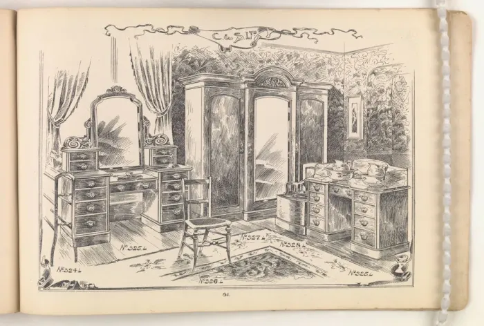 Framed Print : Page from Furniture by C&S. Ltd Framed Print : Page from Furniture by C&S. Ltd