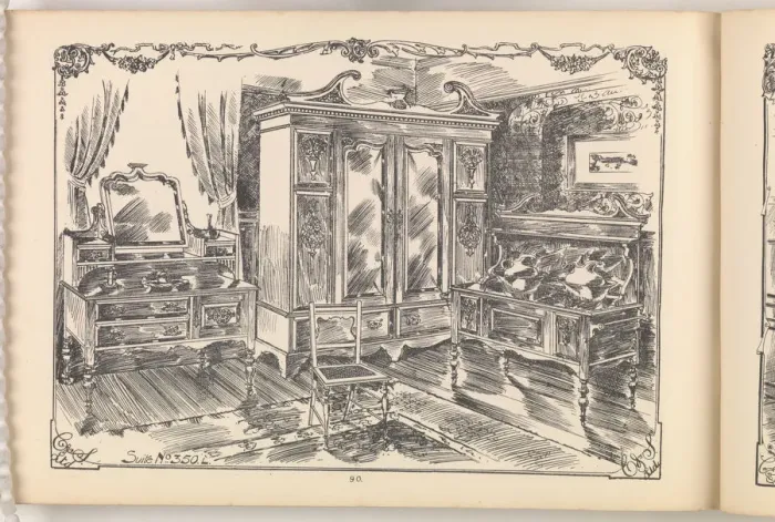 Framed Print : Page from Furniture by C&S. Ltd Framed Print : Page from Furniture by C&S. Ltd