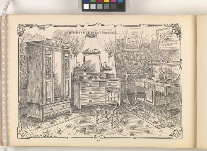 Framed Print : Page from Furniture by C&S. Ltd Framed Print : Page from Furniture by C&S. Ltd