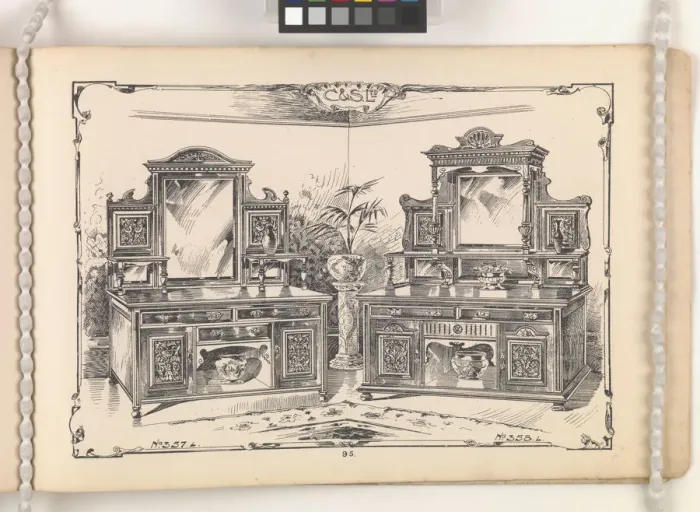 Framed Print : Page from Furniture by C&S. Ltd Framed Print : Page from Furniture by C&S. Ltd