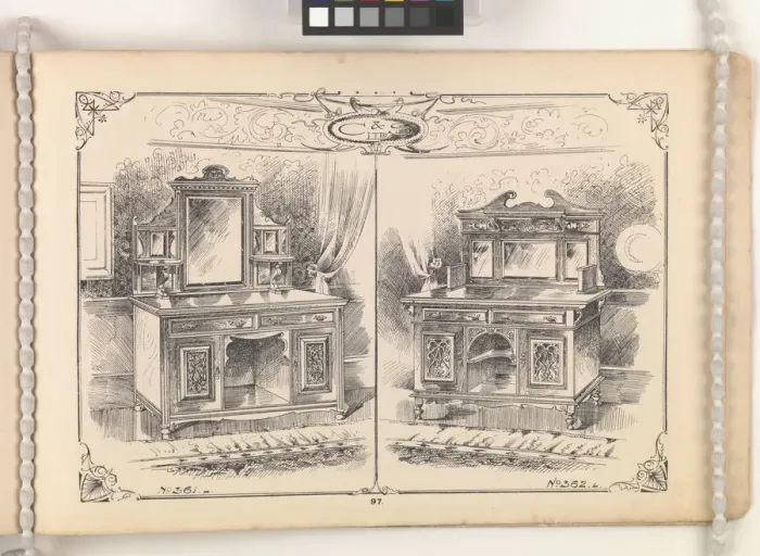 Framed Print : Page from Furniture by C&S. Ltd Framed Print : Page from Furniture by C&S. Ltd