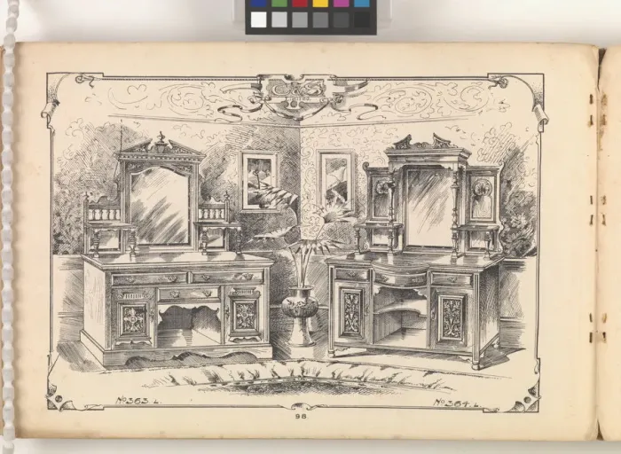 Framed Print : Page from Furniture by C&S. Ltd Framed Print : Page from Furniture by C&S. Ltd