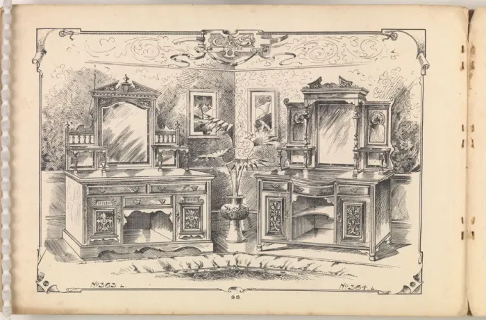 Framed Print : Page from Furniture by C&S. Ltd