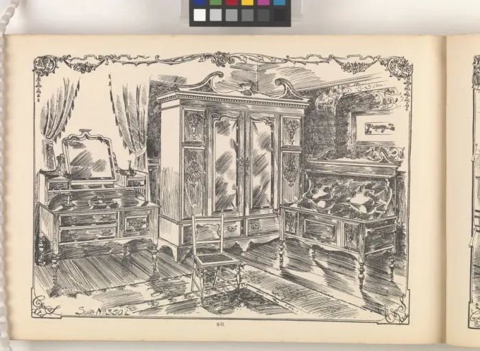 Framed Print : Page from Furniture by C&S. Ltd Framed Print : Page from Furniture by C&S. Ltd