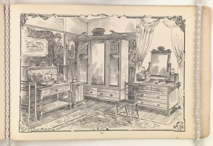 Framed Print : Page from Furniture by C&S. Ltd Framed Print : Page from Furniture by C&S. Ltd
