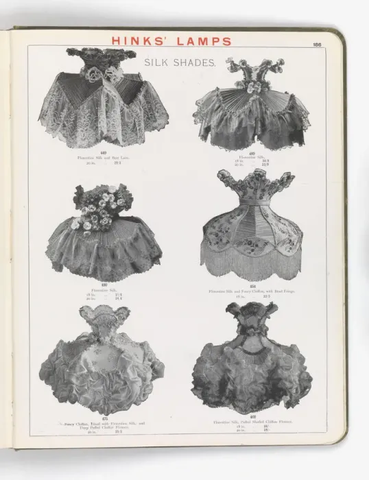 Framed Print : Page from Hinks Lamps catalogue Framed Print : Page from Hinks Lamps catalogue