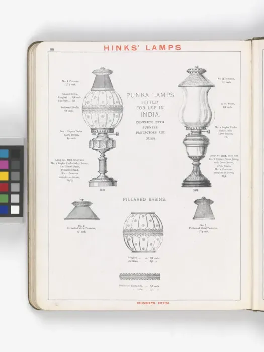 Framed Print : Page from Hinks Lamps catalogue Framed Print : Page from Hinks Lamps catalogue