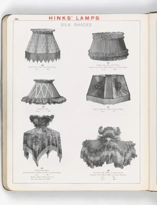 Framed Print : Page from Hinks Lamps catalogue Framed Print : Page from Hinks Lamps catalogue