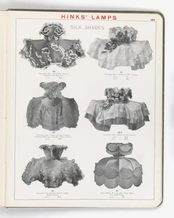 Framed Print : Page from Hinks Lamps catalogue Framed Print : Page from Hinks Lamps catalogue